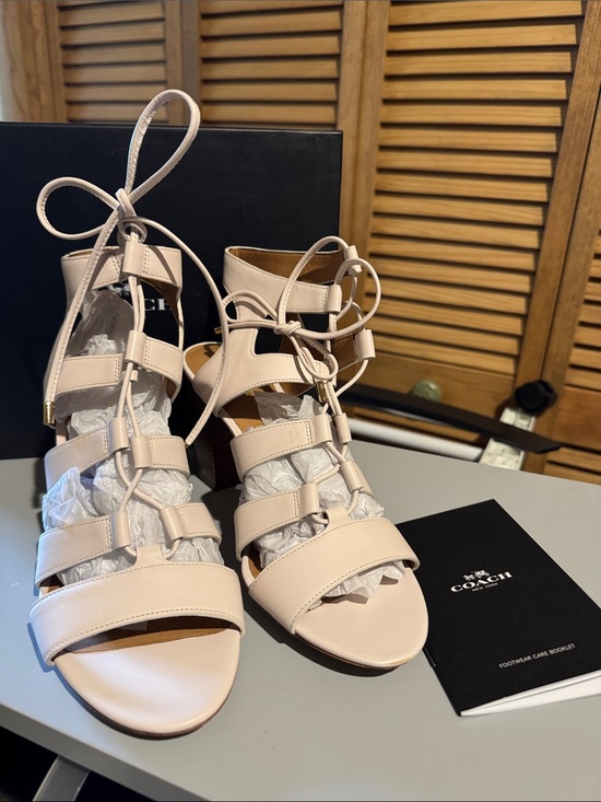 Coach Shoes - NIB coach semi mate sandals size 9.